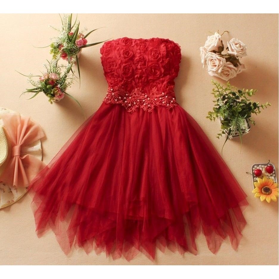 vestidos de quinze anos curto vermelho
